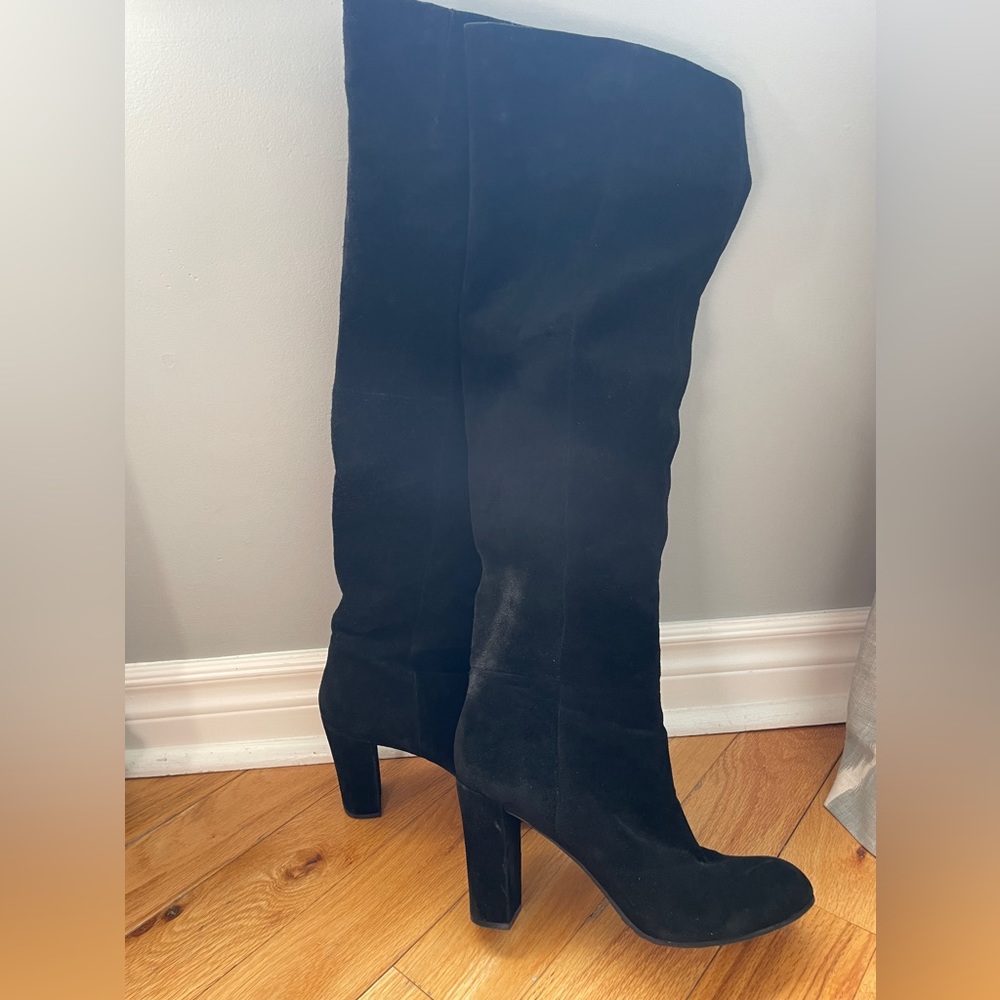 Black Nine West Over the Knee Boots